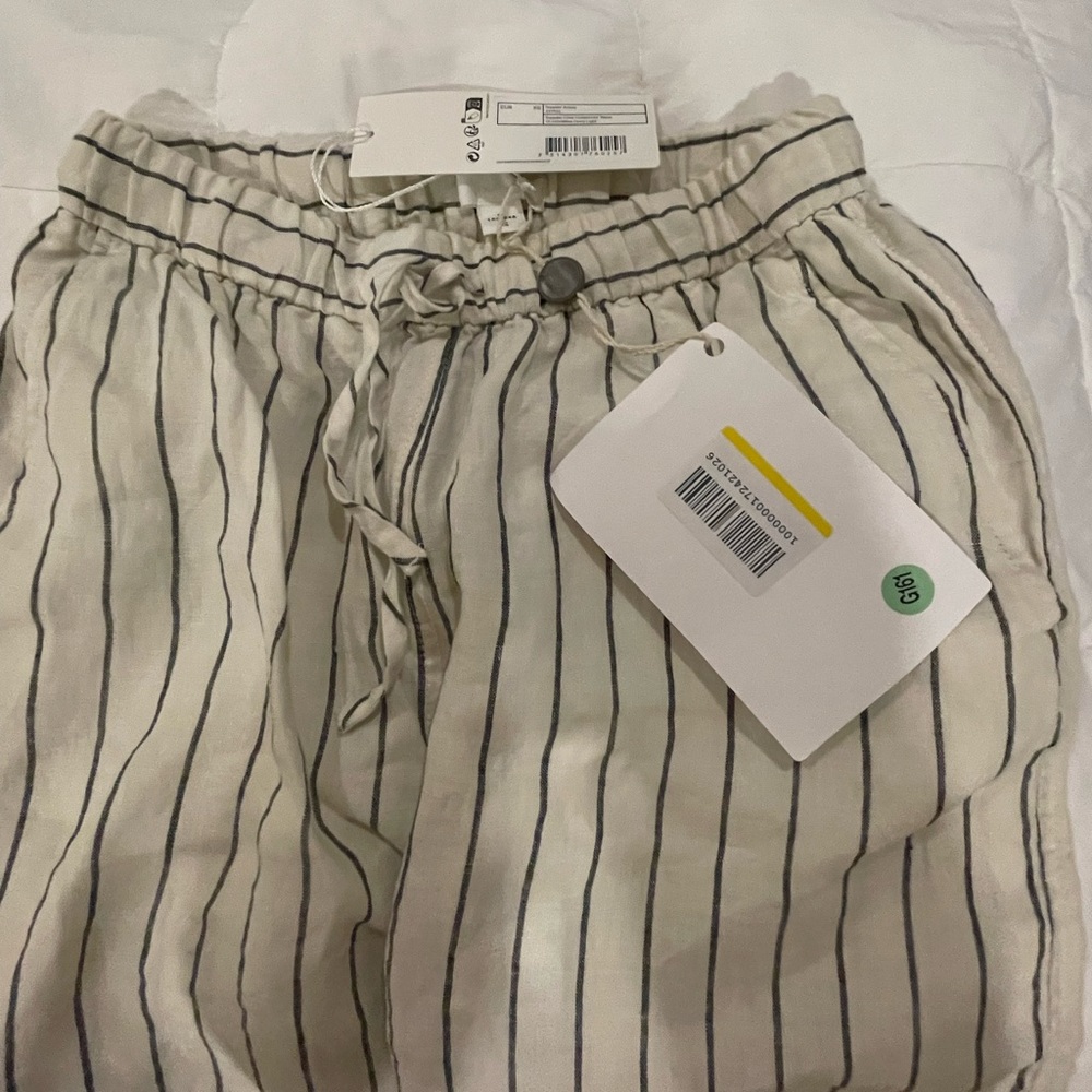 100%  linen pants